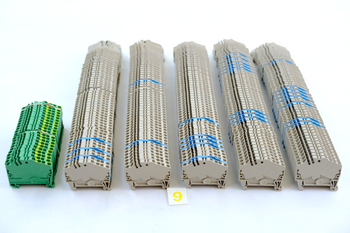 Weidmüller ZDU 2,5-2 + ZPE 2,5-2 Terminal blocks Set of 281 pcs (SET 9.)