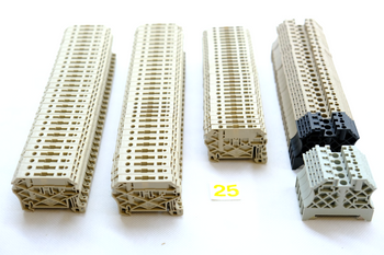 Weidmüller ZEW, WEW 35/2, AB 1492-EAJ35 Terminal blocks set of 120 pcs (SET 25.)