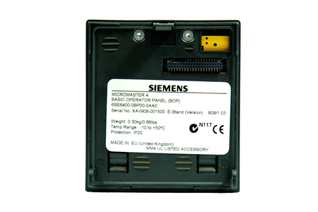 Siemens Micromaster 6SE6420-2AB15-5AA1 + 6SE6400-0BP00-0AA0 Frequency Converter