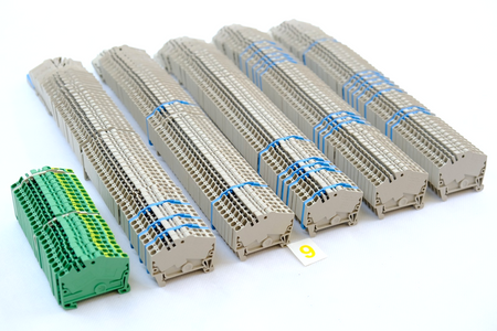 Weidmüller ZDU 2,5-2 + ZPE 2,5-2 Terminal blocks Set of 281 pcs (SET 9.)