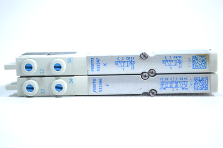 Festo 533347 + 533346 Zawór elektromagnetyczny Elektrozawór x 2 Sztuki