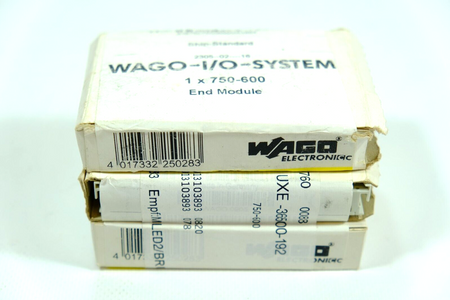 WAGO 750-600 I/O System End Module x 3 units New!