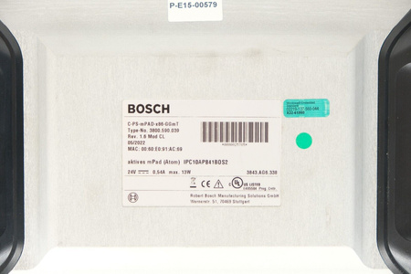 BOSCH C-PS-mPAD-x86-GGmT type: 3800.590.039 Panel sterujący