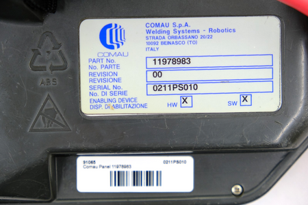 COMAU 11978983 Teach Pendant Panel sterujący do robota przemysłowego