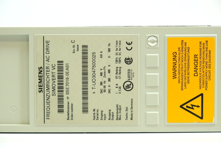 Siemens 6SE7018-0EA61 Simovert  Masterdrives E-Stand: C
