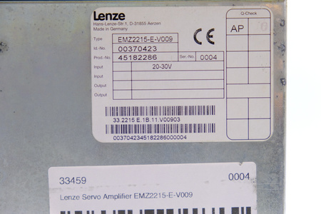 Lenze EMZ2215-E-V009 (00370423) Servo-Verstärker, Servo Amplifier