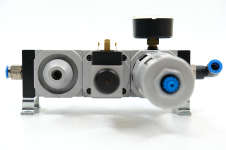 Festo LFR-D-MIDI + FRM-D-MIDI + PEV-1/4-B-OD + HE-D-MIDI Filtr-regulator ciśnien