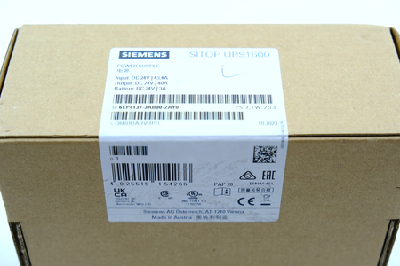 Siemens 6EP4137-3AB00-2AY0 SITOP UPS1600 Stromversorgung Neu! NNO