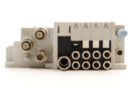 Aventics PLC: 4 R481704956 x 1 + AES-D-BC-ECAT R412018225 Pneumatiksystem