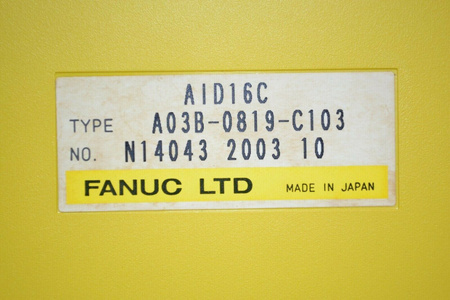 Fanuc A03B-0819-C103 Input Module Power Module