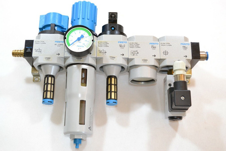 Festo LFR-D-MIDI-A + HE-...-D-MIDI + HEE-...-D-MIDI-24 + HEL-. Filter pressure regulator