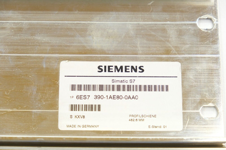 Siemens 6ES7390-1AE80-0AA0 S7-300 482,6 mm Mounting rail x 5 units