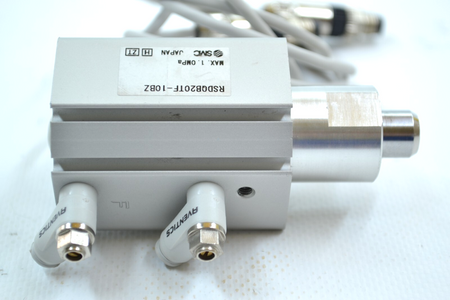 SMC Pneumatics RSDQB20TF-10BZ Compact stopper cylinder + 2 Proximity sensors