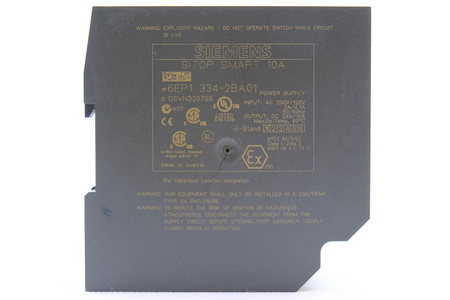 Siemens 6EP1334-2BA01 SITOP Smart 24 V, 10 A Zasilacz, Power supply