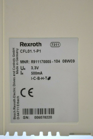 Bosch Rexroth CFL01.1-P1 Indracontrol Profibus Master R911170005