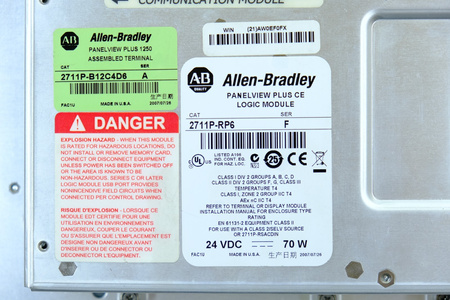 Allen Bradley 2711P-RDB12C + 2711P-RP6 PanelView Plus 1250 Panel operatorski