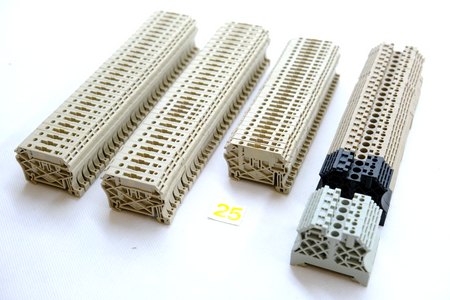 Weidmüller ZEW, WEW 35/2, AB 1492-EAJ35 Terminal blocks set of 120 pcs (SET 25.)