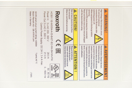 Rexroth HCS01.1E-W0054-A-03-B-ET-EC-NN-S4-NN-FW IndraDrive Cs Frequenzumrichter