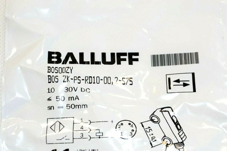 Balluff BOS 2K-PS-RD10-00,2-S75 Photoelectric Sensor NEW! NEW!