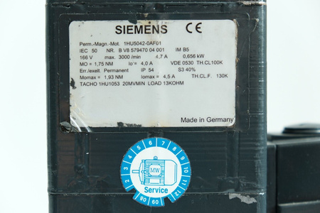 Siemens 1HU5042-0AF01 Gleichstrom Servomotor DC Servo Motor