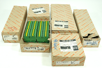 Weidmüller ZPE 16 + ZPE 10 + ZPE 6 + ZPE 4 + ZDK 2,5 x 176 pcs terminal block NEW!