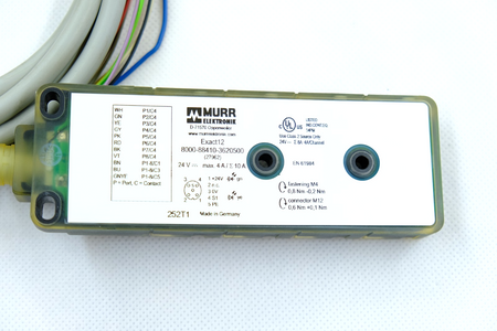 Murr Elektronik EXACT12, 8XM12, 8000-88410-3620500, 4-biegunowy kabel formowany