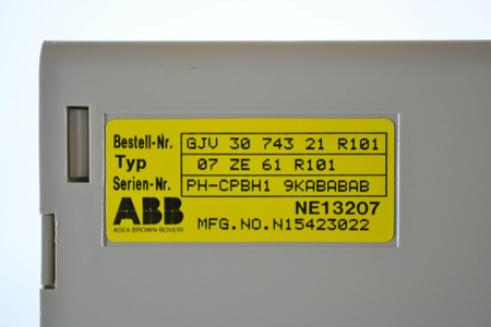 ABB Procontic 07 ZE 61 R101 + 07 PS 61 R1 CPU