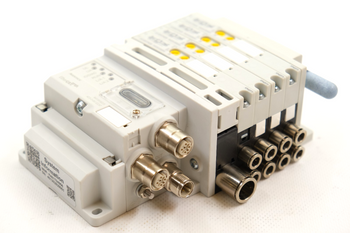 Aventics PLC: 4 R481704956 x 1 + AES-D-BC-ECAT R412018225 Układ pneumatyczny