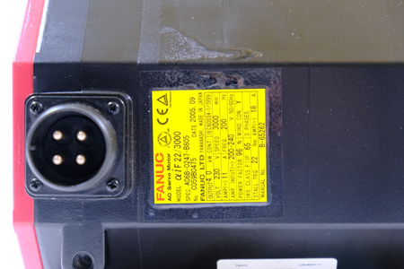 Fanuc A06B-0247-B805 model: Alpha IF22/3000 AC Motor Serwomotor BEZ PULSECODERA!