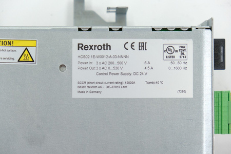 Rexroth HCS02.1E-W0012-A-03-NNNN + CSH01.1C-ET-ENS-NNN-NNN-S2-S-NN-FW + MC