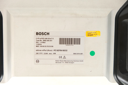 BOSCH C-PS-mPAD-x86-GGmT-S type: 3800.590.041 Panel Control Unit