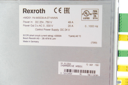 Rexroth HMD01.1N-W0036-A-07-NNNN + CDB02.1B-ET-EC-EC-NN-S4-S4-NN-NN-FW IndraDriv