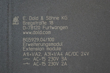 E. Dold & Söhne BG5929.04/100 (0053928) Extension module