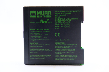 Murr Elektronik MCS-B 3-110-240/4-6 (85371) MCS-B Power Supply 1-Phase