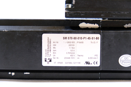 ELAU SM 070-60-010-P1-45-S1-B0 Servomotor Servo Motor (Schneider)