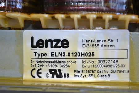 Lenze ELN3-0120H025 (00322148) Transformer