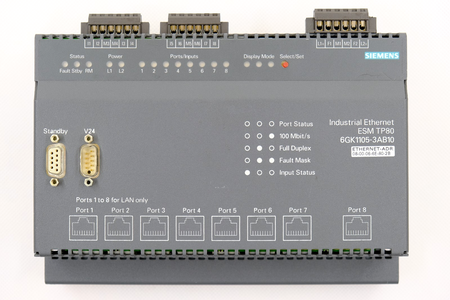Siemens 6GK1105-3AB10 SIMATIC ESM TP80 Moduł przełącznika elektrycznego