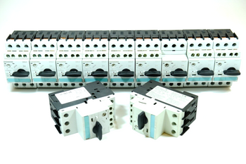 Siemens 3RV1021 -4BA10 -1BA10 -1AA10 - 1KA15 -1BA15 Wyłącznik obwodu x 11 Sztuk