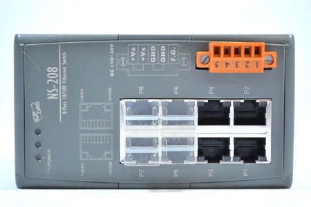 ICP DAS NS-208 8-port 10/100 Ethernet Switch