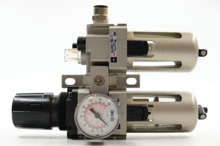 SMC Pneumatics NAW3000-N03 + NAL3000-N03-3 Filtr-regulator ciśnienia