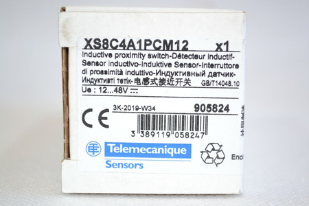 Telemecanique XS8C4A1PCM12 Inductive proximity sensor NEW!