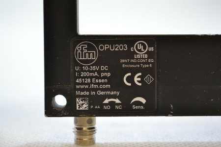 IFM OPU203 forked photoelectric sensor