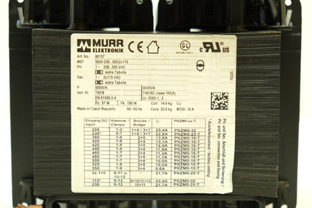 Murr Elektronik 86157 Transformer