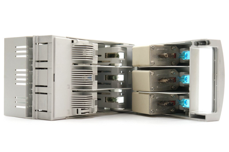 Wöhner LTS-00 160A Rozłącznik bezpiecznikowy + 3 x Siba 125A