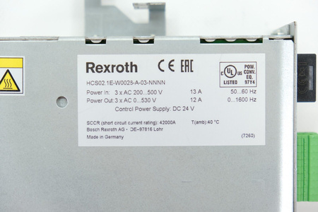 Rexroth HCS02.1E-W0028-A-03-NNNN + CSH01.1C-ET-ENS-NNN-NNN-S2-S-NN-FW + MC