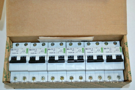 Klöckner Moeller FAZNS6-2 2-polig x 6 Stk Steuerugschutzschalter Circuit Breaker