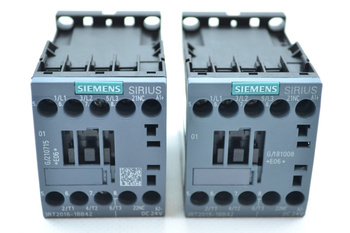 Siemens 3RT2016-1BB42 + 3RT2015-1BB42 Power Contactor x 2 pcs