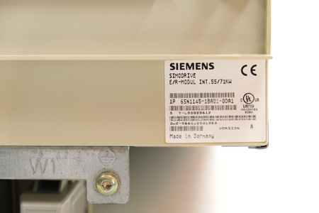 Siemens 6SN1145-1BA01-0DA1 Simodrive 611 ver.A Infeed/Regenerative Feedback Mod