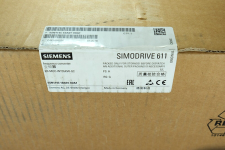 Siemens 6SN1145-1BA01-0DA1 SIMODRIVE 611 FS:H RS:G frequency inverter NEW UNOPEN! 