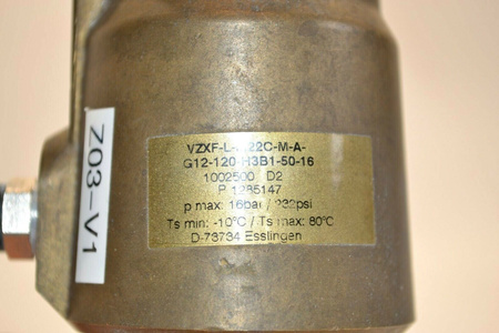 Festo VZXF-L-M22C-M-A-G12-120-H3B1-50-16 Angle seat valve